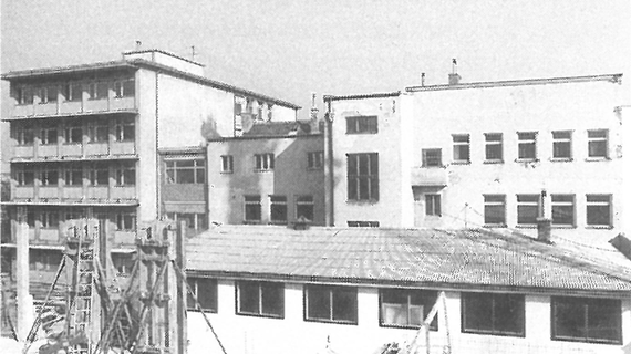 Bauteil 10 1968, weitere Bestandsbauten um 1980